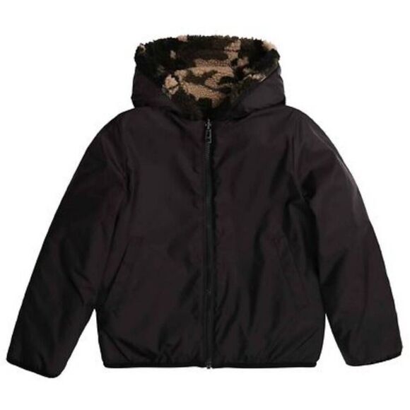 Zadig + Voltaire Boys Reversible Jacket - Camo/Black - Size 8 - Picture 1 of 12